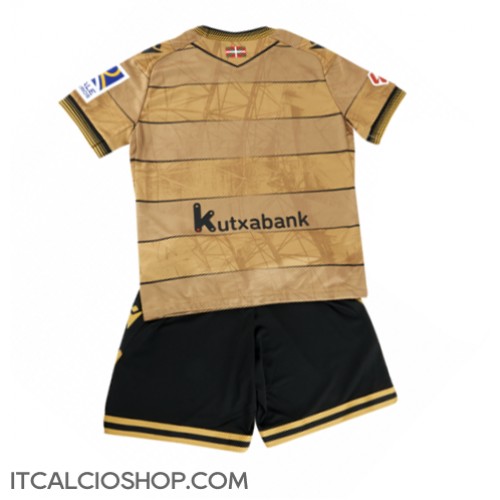 Real Sociedad Seconda Maglia Bambino 2024-25 Manica Corta (+ Pantaloni corti)